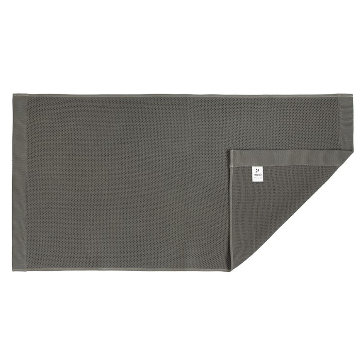 Полотенце для рук вафельное темно-серого цвета из коллекции essential, 50х90 см (75414)