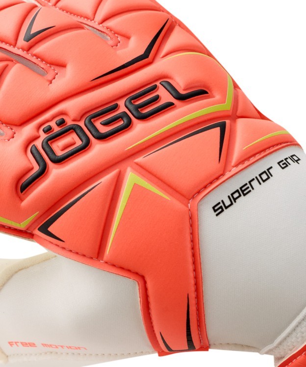 Перчатки вратарские JÖGEL Legend SL4 Roll Negative, коралловый (2119305)