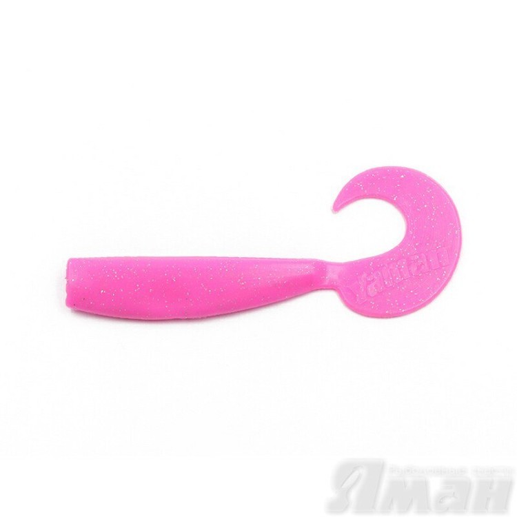 Твистер Yaman Lazy Tail Shad, 9" цвет 11 - Pink, 2 шт Y-LTS9-11 (74259)