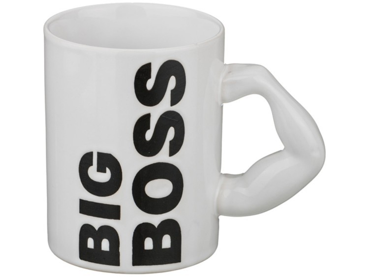 Кружка "big boss" 500 мл.высота=12 см. Lefard (563-014)