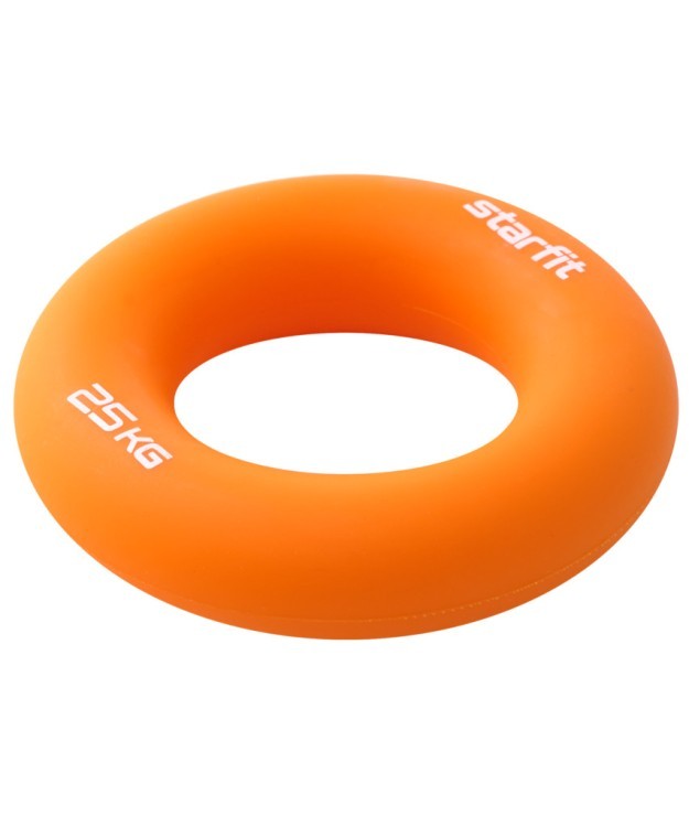 Эспандер кистевой ES-404 Кольцо, 25 кг, силикагель, оранжевый (1121041)