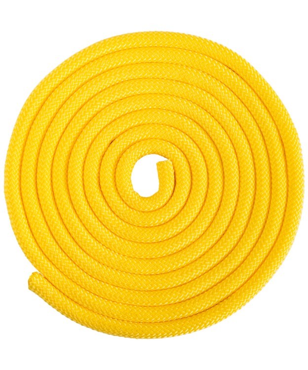 Скакалка для художественной гимнастики RGJ-402, 3 м, желтый (843953)