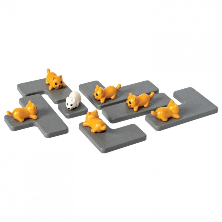 Настольная логическая игра-головоломка Шустрые кошки мини-версия BONDIBON 665515 (1) (95558)