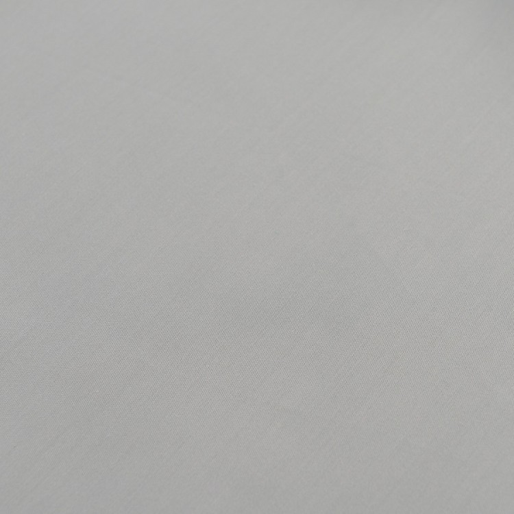 Простыня круглая на резинке из сатина светло-серого цвета из коллекции essential, 75х75х20 см (71583)