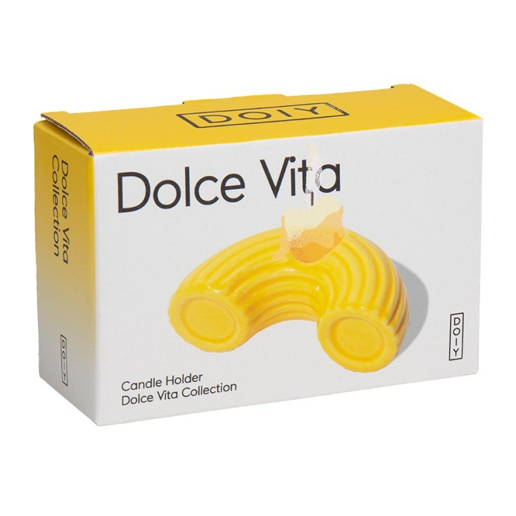 Подсвечник dolce vita, 5,5х10,5х3,7 см, желтый (79939)