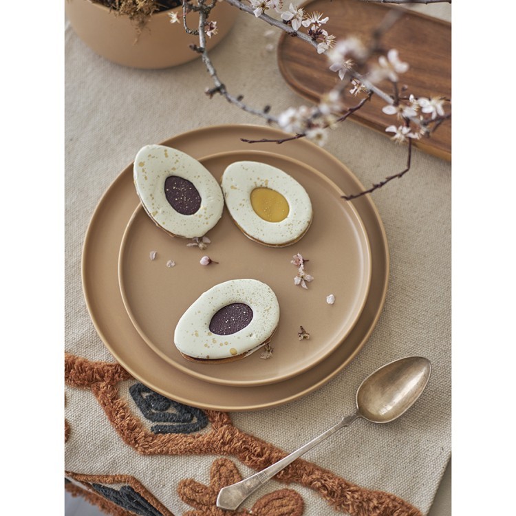 Набор из двух тарелок бежевого цвета из коллекции essential, 25 см (75176)