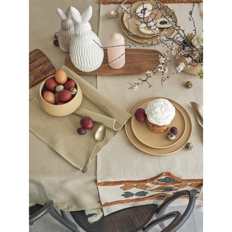 Набор из двух тарелок бежевого цвета из коллекции essential, 25 см (75176)