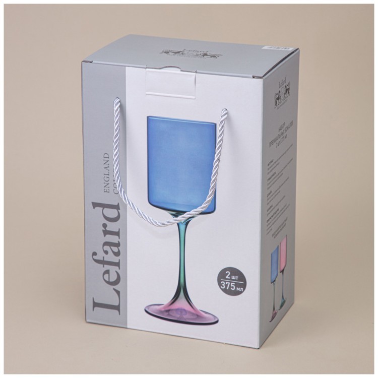 Набор бокалов для вина из 2 шт "colors" 375 мл Lefard (693-050)