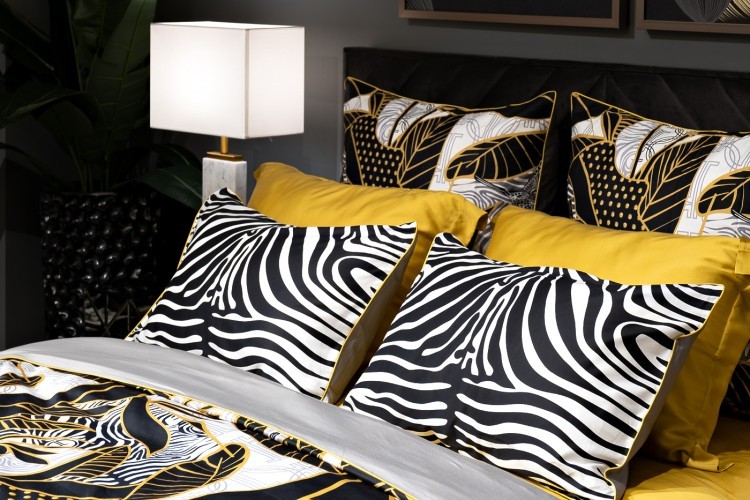 130HB-00011 Комплект наволочек Тропики 50*70 зебра/серый (2шт) (TT-00012122)