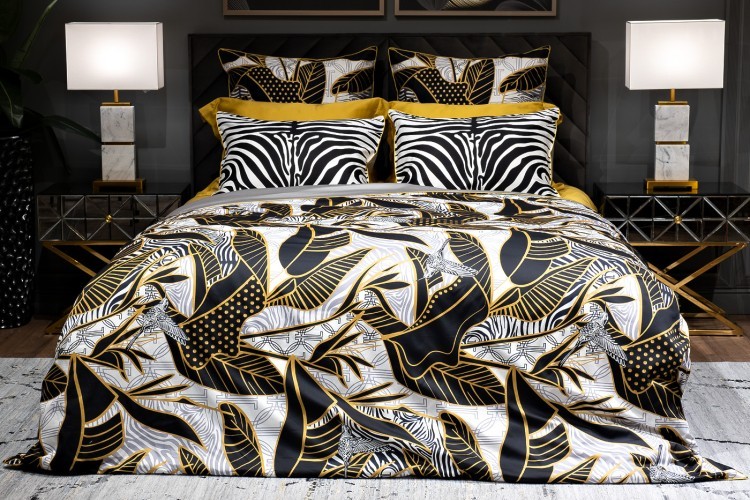 130HB-00011 Комплект наволочек Тропики 50*70 зебра/серый (2шт) (TT-00012122)