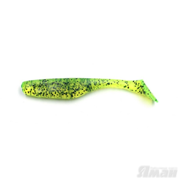 Виброхвост Yaman Greedy Shad, 4", цвет 10 - Green pepper, 4 шт Y-GS4-10 (70372)