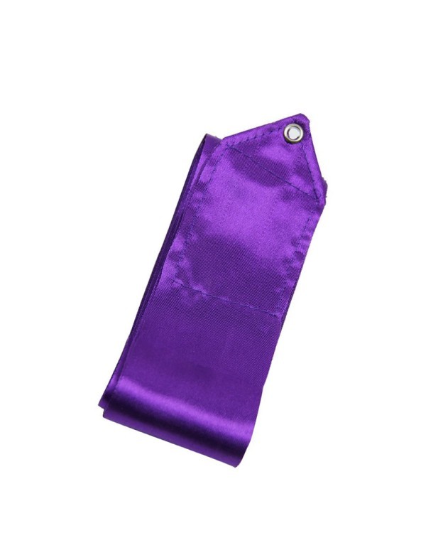 Лента для художественной гимнастики AGR-201 6м, с палочкой 56 см, фиолетовый (402249)