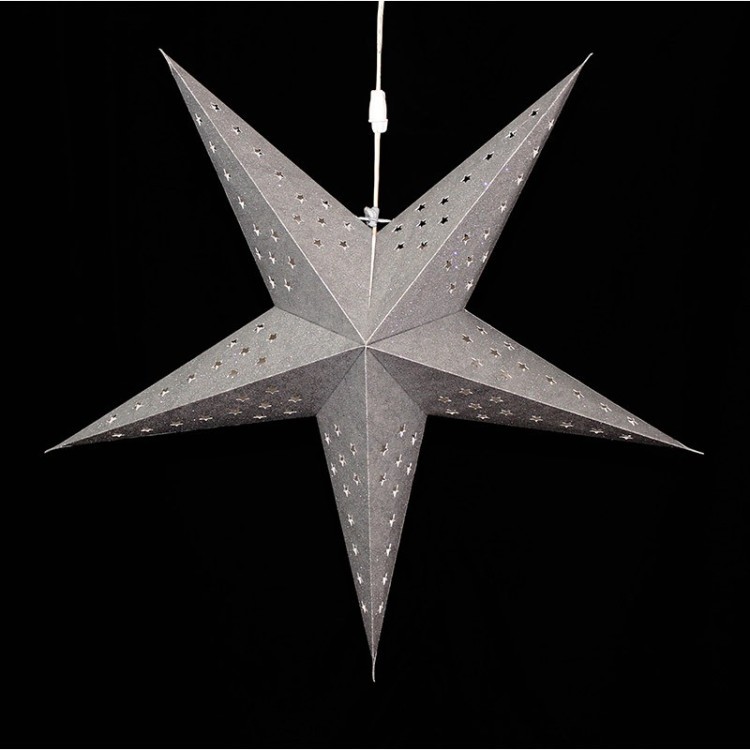 Led-светильник подвесной star 60 см., серебристый (63093)