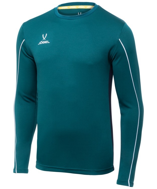Футболка вратарская JÖGEL CAMP GK Padded LS, зеленый/черный/белый (703356)