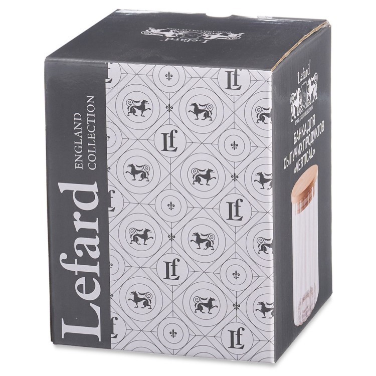 Банка для сыпучих продуктов "vertical" 850 мл/10х13 см Lefard (675-126)