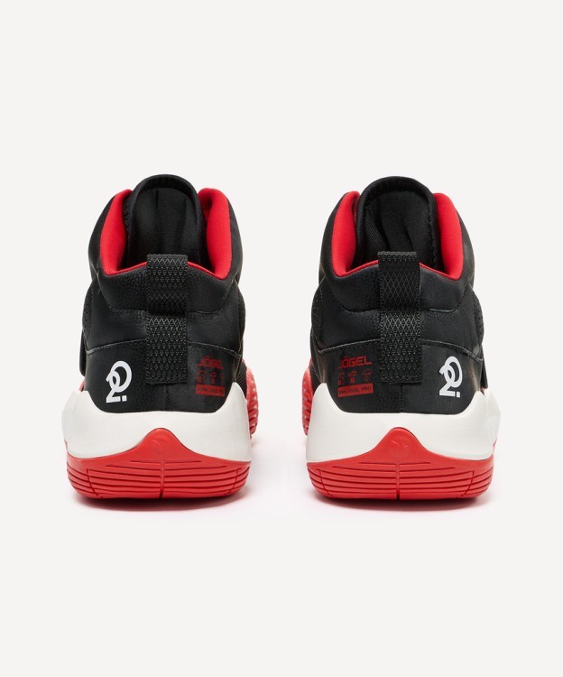 Кроссовки баскетбольные JOGEL Launch 2.0 MID, черный/красный/белый (2132329)