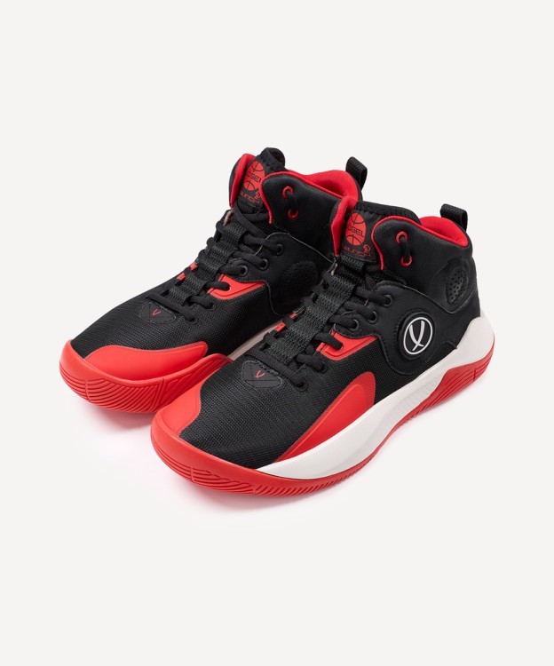 Кроссовки баскетбольные JOGEL Launch 2.0 MID, черный/красный/белый (2132329)