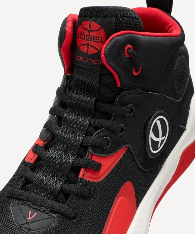 Кроссовки баскетбольные JOGEL Launch 2.0 MID, черный/красный/белый (2132329)