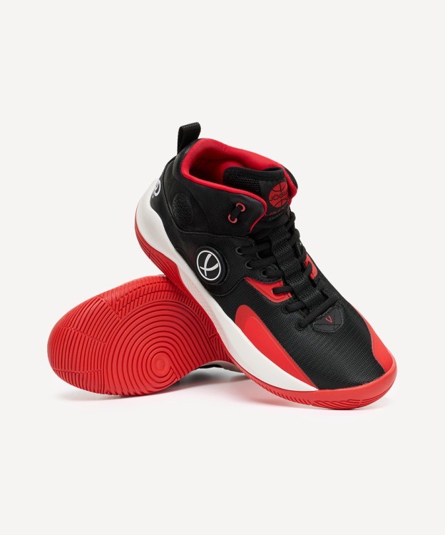 Кроссовки баскетбольные JOGEL Launch 2.0 MID, черный/красный/белый (2132329)