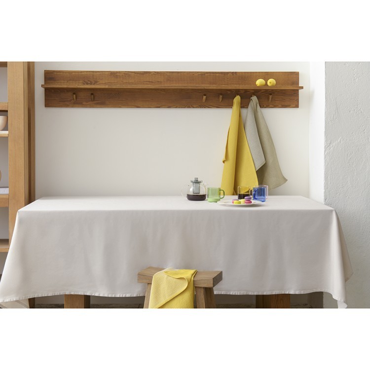 Скатерть из хлопка бежево-серого цвета из коллекции scandinavian touch, 170х170 см (73655)