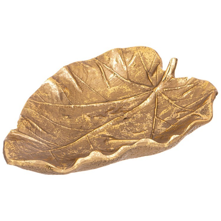Изделие декоративное "лист", цвет: бронза, 35*24*7 см Lefard (169-821)