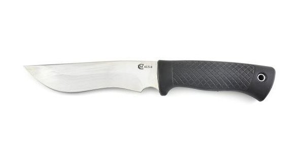 Нож туристический Ворсма Галеон, ст.AUS-8, эластрон (кузница Семина) (61560)