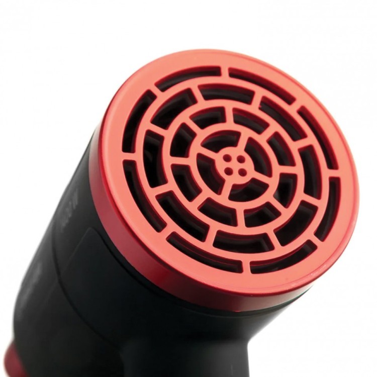 Фен BRAYER BR3040RD 1400 Вт 2 скорости 1 темп режим склад ручка черный/красный 456105 (1) (94126)