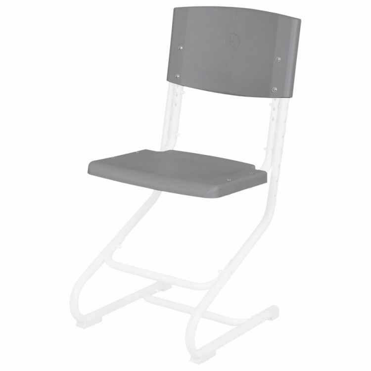 Сиденье + спинка стула ДЭМИ СУТ.01 пластик серый ДЭП.18 641746 (1) (91304)