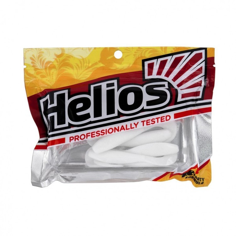 Твистер Helios Hybrid 3,15"/8,0 см, цвет White 7 шт HS-14-001 (78192)