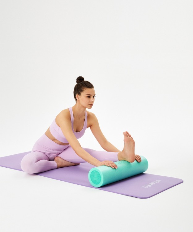 Ролик для йоги и пилатеса STARFIT FA-501, 15x60 см, мятный (2108661)