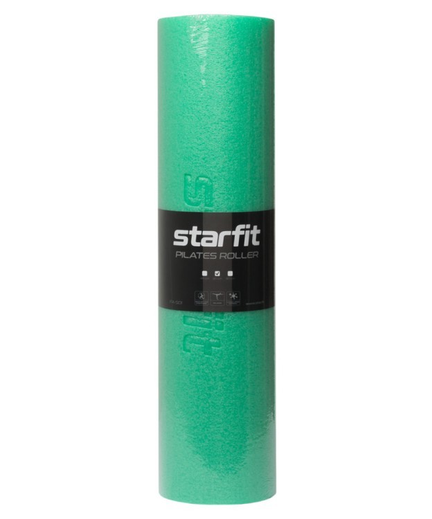 Ролик для йоги и пилатеса STARFIT FA-501, 15x60 см, мятный (2108661)