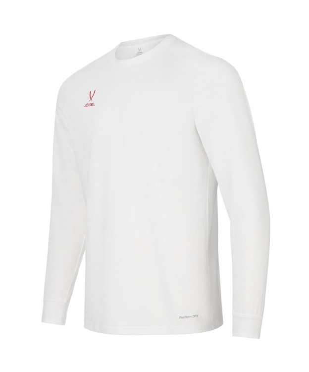 Футболка баскетбольная с длинным рукавом JOGEL DIVISION PerFormDRY Pre-Match Longsleeve Jersey, белый (2119010)