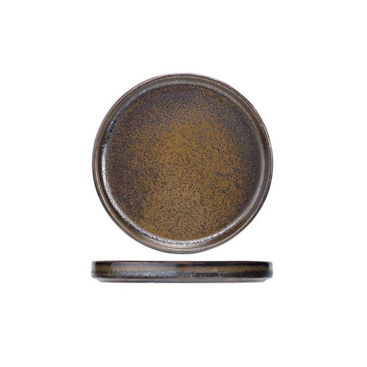 Тарелка 3519022, 22 см, каменная керамика, Brown, ROOMERS TABLEWARE