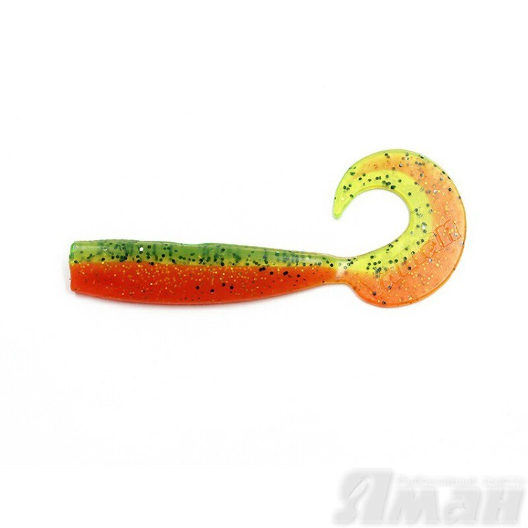 Твистер Yaman Lazy Tail Shad, 9" цвет 16 -Arbuz , 2 шт Y-LTS9-16 (74262)