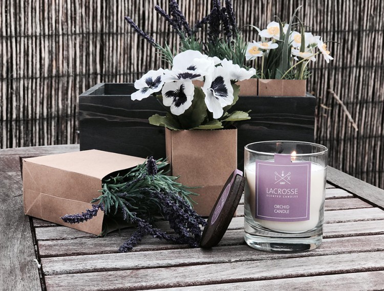Свеча ароматическая lacrosse, orchid, 40 ч (55152)