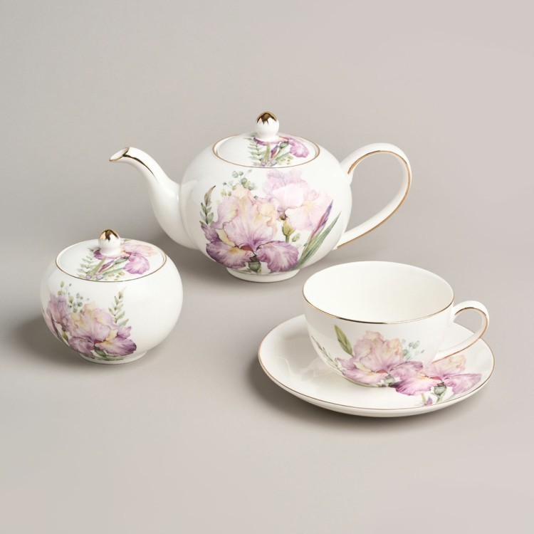 Чайный сервиз lefard "irises" на 6 пер. 14 пр. Lefard (590-611) Чайный сервиз lefard "irises" на 6 пер. 14 пр. Lefard (590-611)