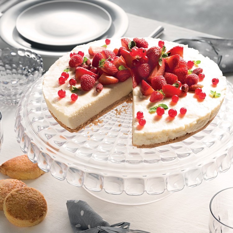 Блюдо для торта с крышкой tiffany, D36 см, прозрачное (56315)