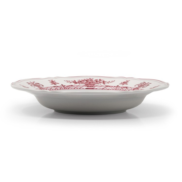 Тарелка LANT032PO004235, 23.5, фарфор, white, pink, LE COQ