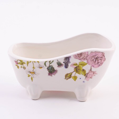 Подставка д/губки 170мл Розовый сад доломит LR (60254)