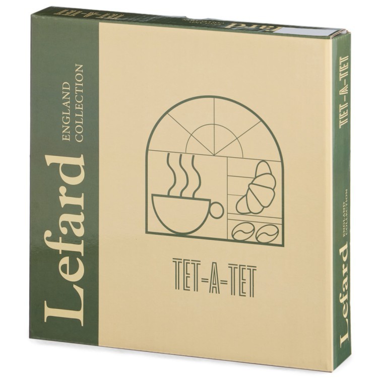 Набор тарелок закусочных  lefard "tet-a-tet" 2 шт. 20,5 см Lefard (416-107)