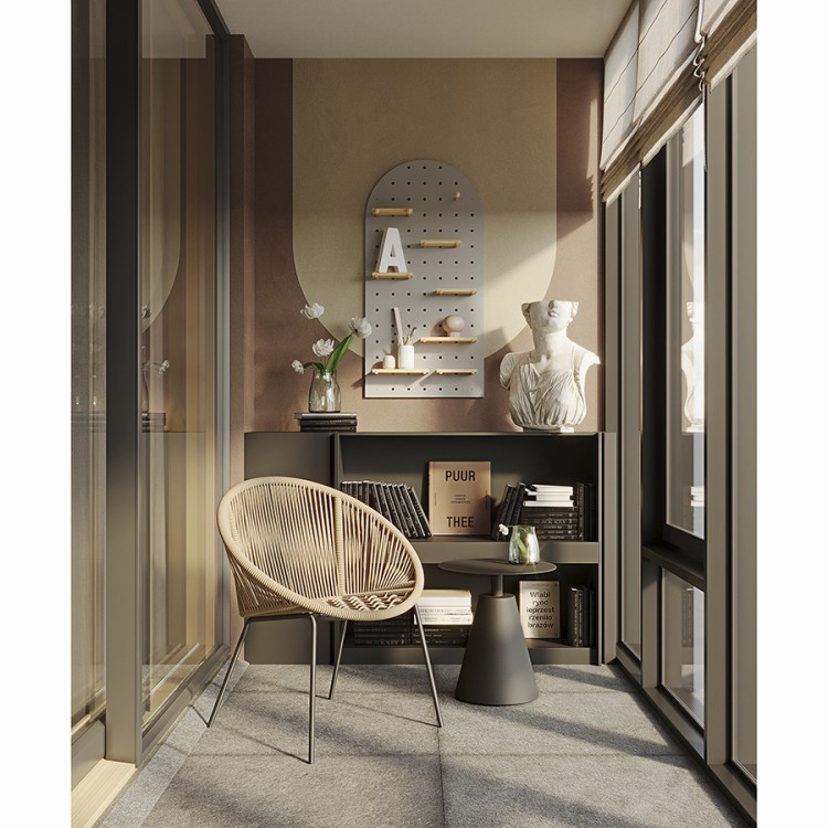 Столик кофейный marius, D50 см, черный (75823)