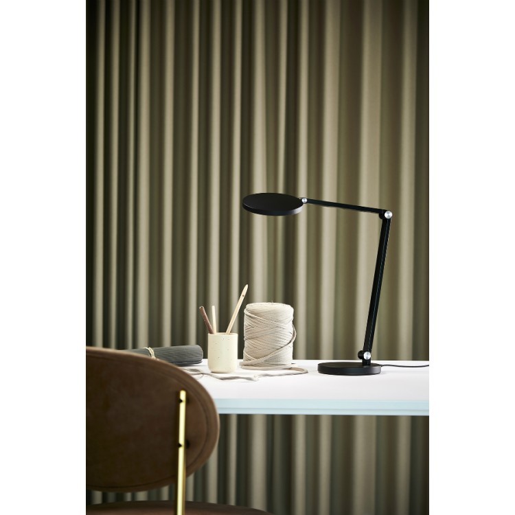 Лампа настольная desk, 16х41,5х43,6 см, черная матовая (67906)