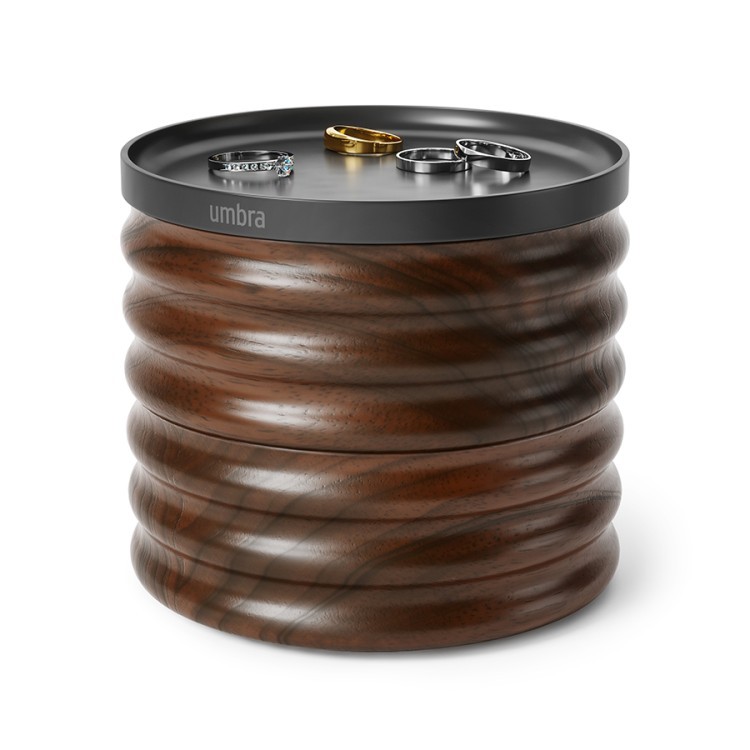 Шкатулка для украшений tesora, черный орех (79977)