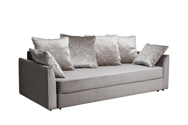 Диван Морес(Mores)(K)/VD кант трехмест.раскл. вельвет беж. Velv-SBEG+Velv-ECRU+Umbr-SBEG 226*103*94 (TT-00015367)