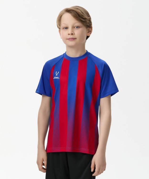 Футболка игровая JOGEL CAMP Striped Jersey, красный/синий, детский (1745264)