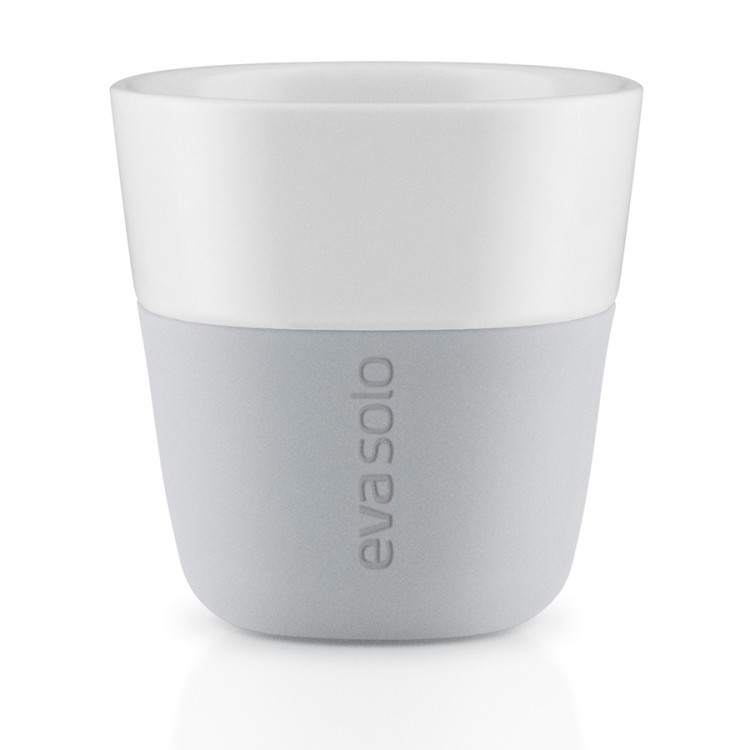 Набор чашек для эспрессо, 80 мл, серый, 2 шт. (55030)