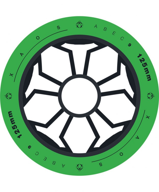 Колесо для трюкового самоката Clover Green 125 мм (2027920)