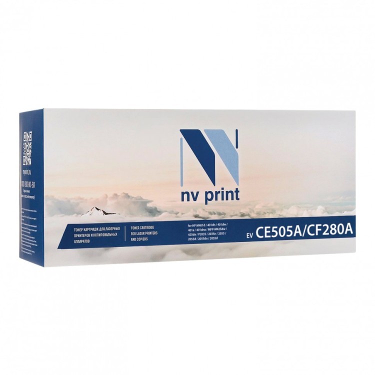 Картридж лазерный NV PRINT NV-CF280A/CE505A для HP LaserJet ресурс 2700 стр. 362896 (1) (90962)