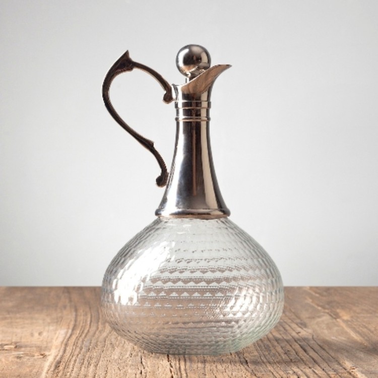 Графин RO-5350/HMN, металл, стекло, chrom, ROOMERS TABLEWARE Графин RO-5350/HMN, металл, стекло, chrom, ROOMERS TABLEWARE