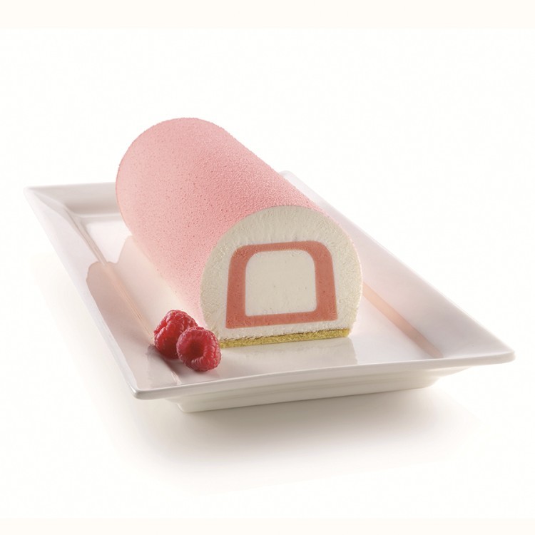 Форма для приготовления пирожных inserto buche 22 х 5 см силиконовая (68908) Форма для приготовления пирожных inserto buche 22 х 5 см силиконовая (68908)